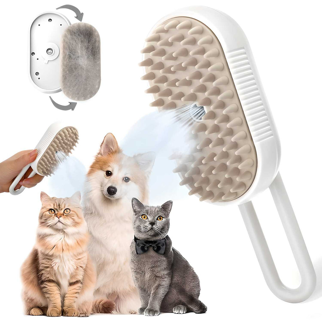 Steam-Assisted Grooming Brush | Smoother Brushing with Reduced Static