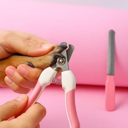 Pet Nail Clipper & Filer Set | Safe, Clean Trimming at Home