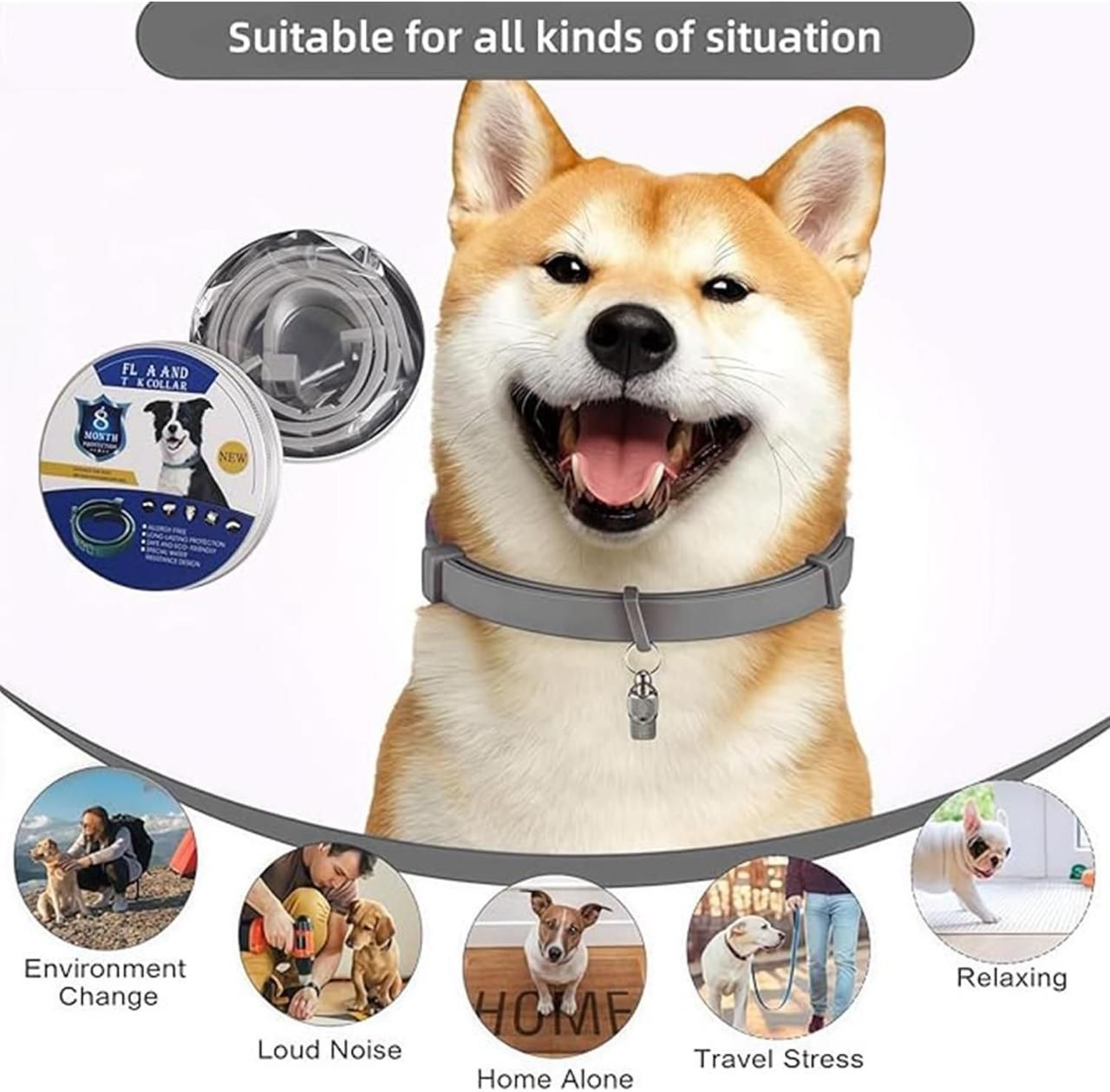 Flea & Tick Protection Collar | Long-Lasting Comfort & Care