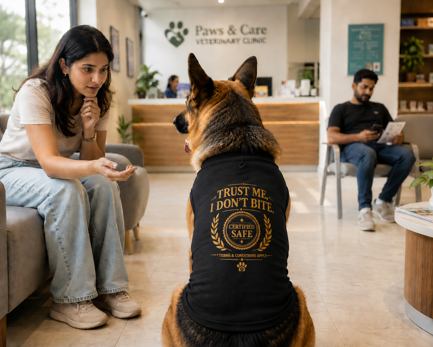 Trust Me, I Don't Bite. | Premium Dog T-Shirt