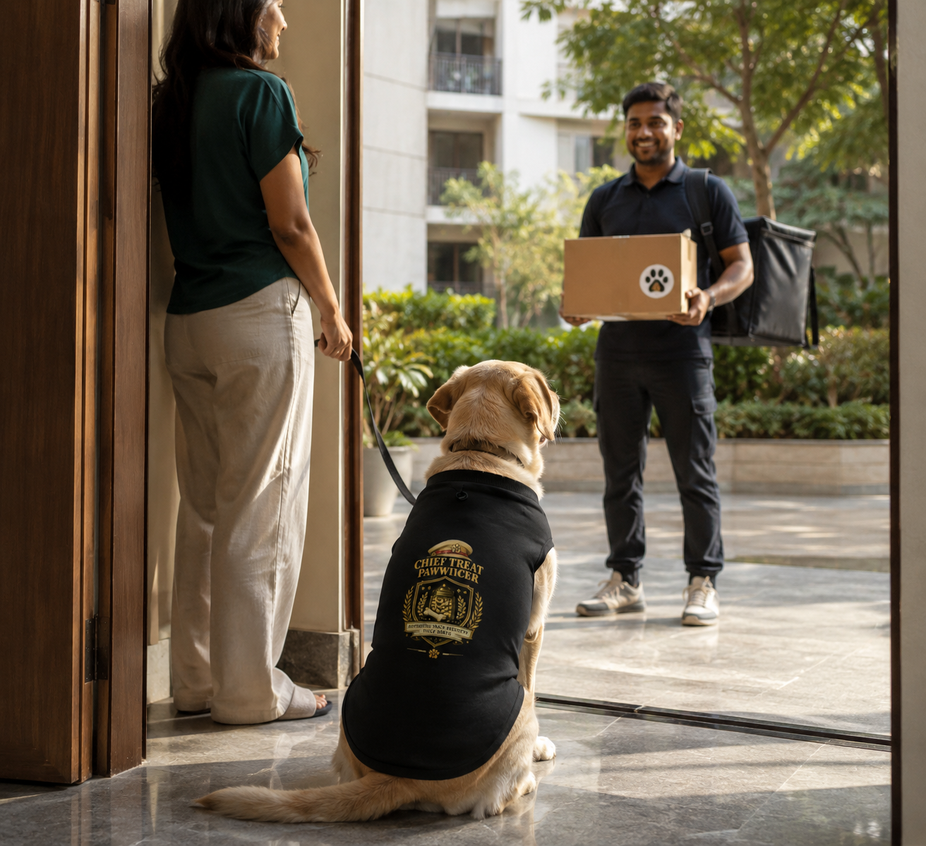 Chief Treat Pawwficer | Premium Dog T-Shirt