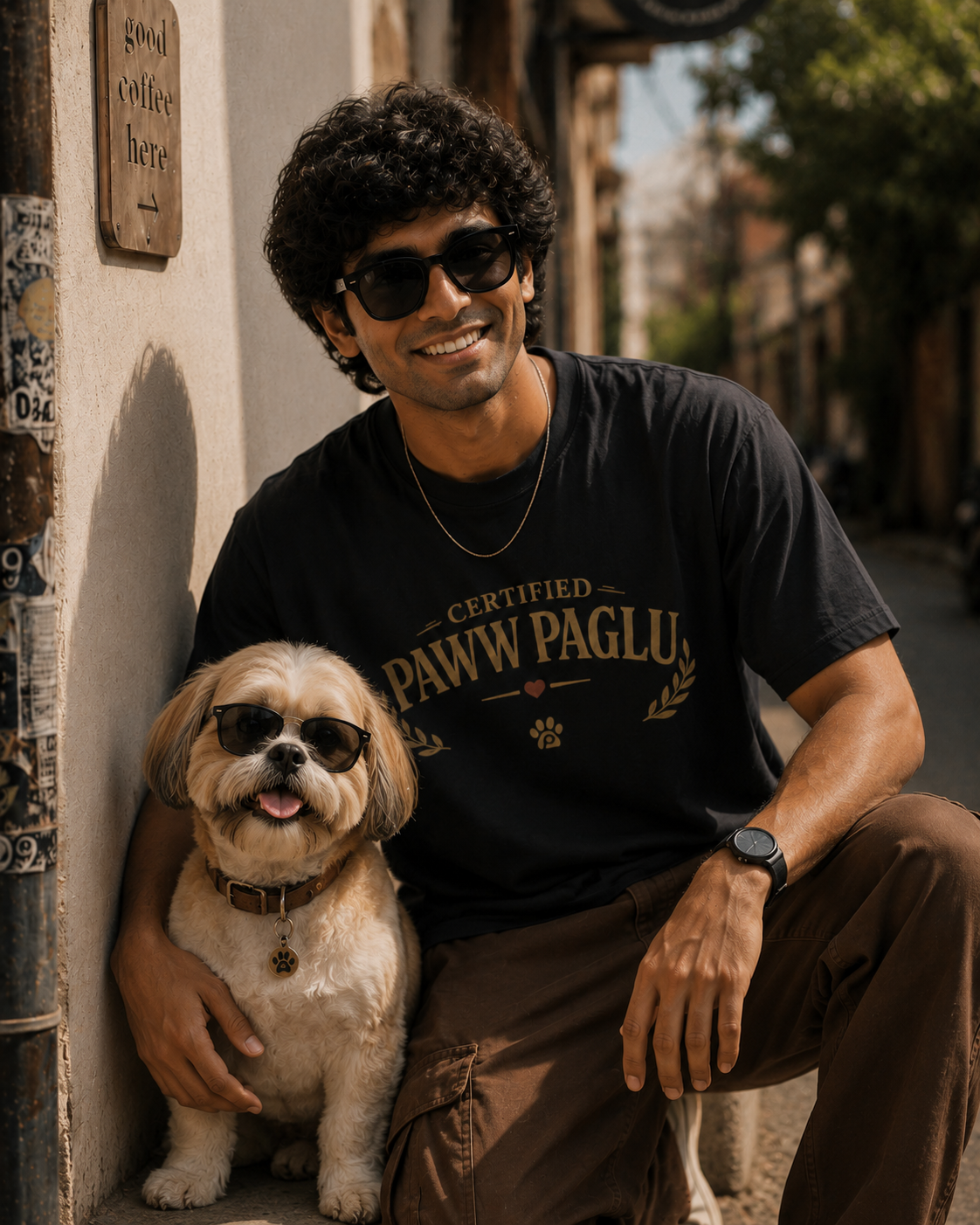 Certified Pawww Paglu | Premium Oversized Unisex T-Shirt