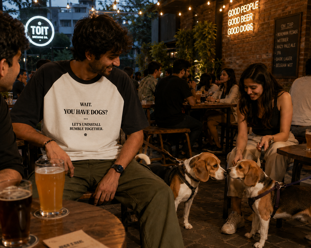 Wait ...You Have Dogs? | Unisex Oversized Raglan