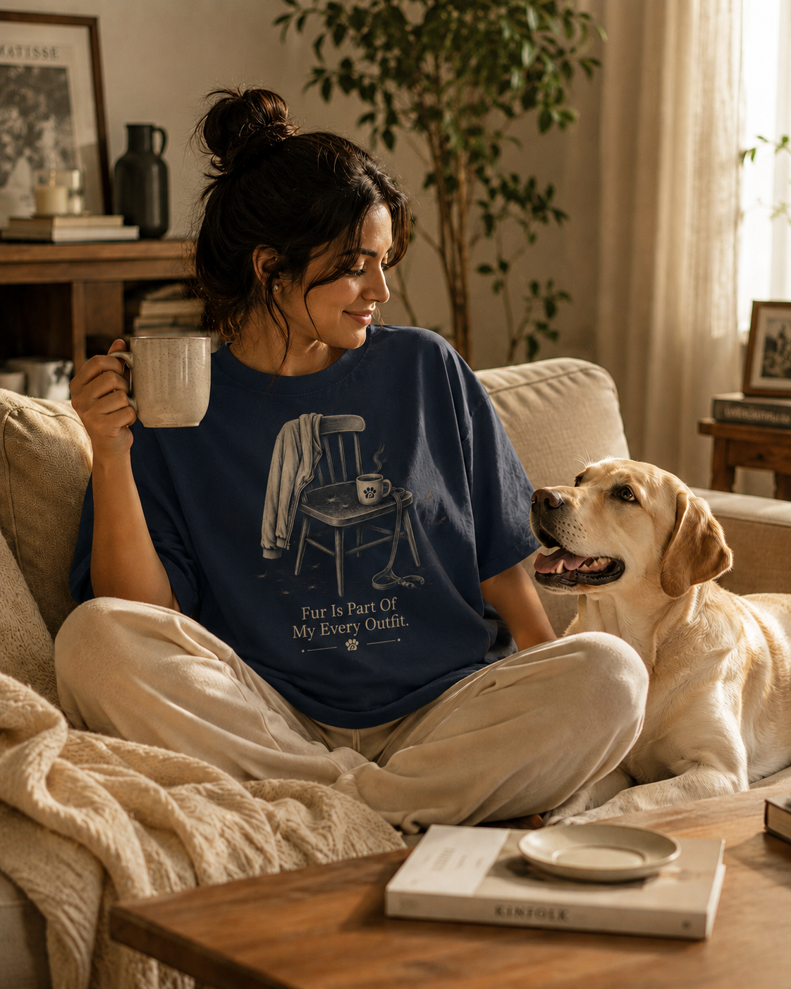 Fur Is Part Of My Every Outfit | Premium Unisex Oversized T-Shirt