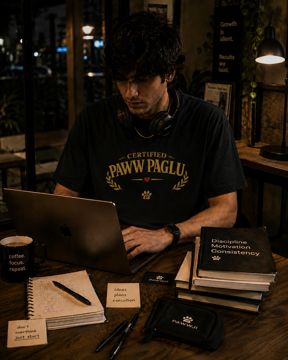 Certified Pawww Paglu | Premium Oversized Unisex T-Shirt