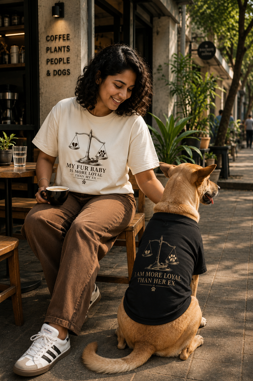I'm More Loyal Than Her Ex | Premium Dog T-Shirt