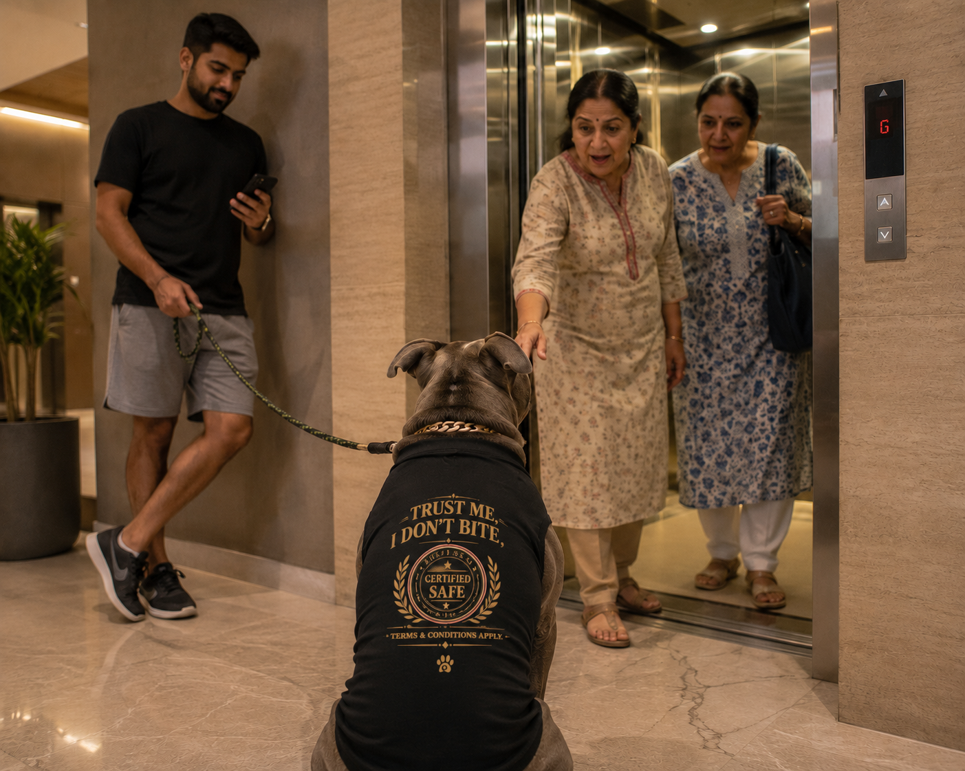 Trust Me, I Don't Bite. | Premium Dog T-Shirt