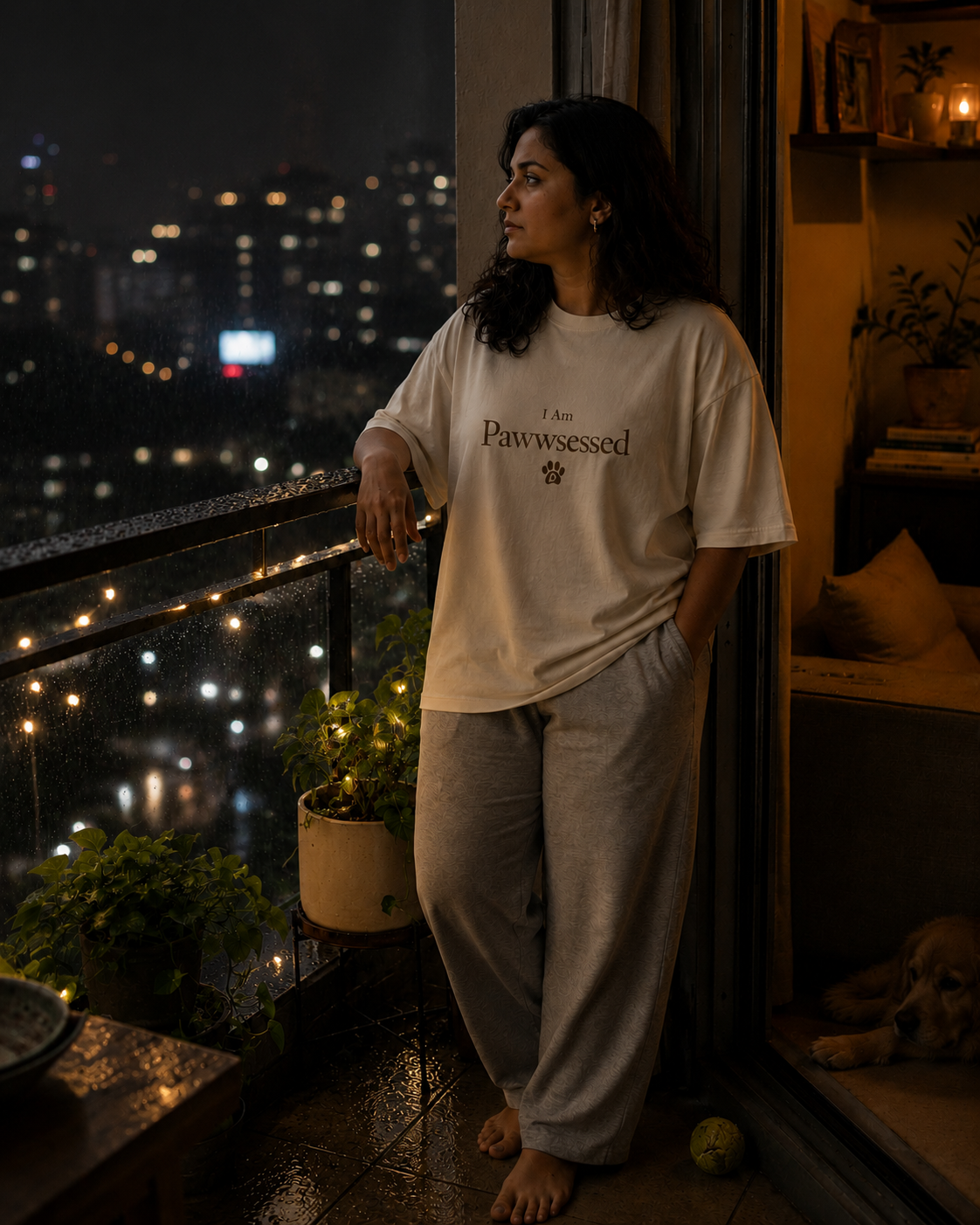 I Am Pawwsessed | Premium Unisex Oversized T-Shirt