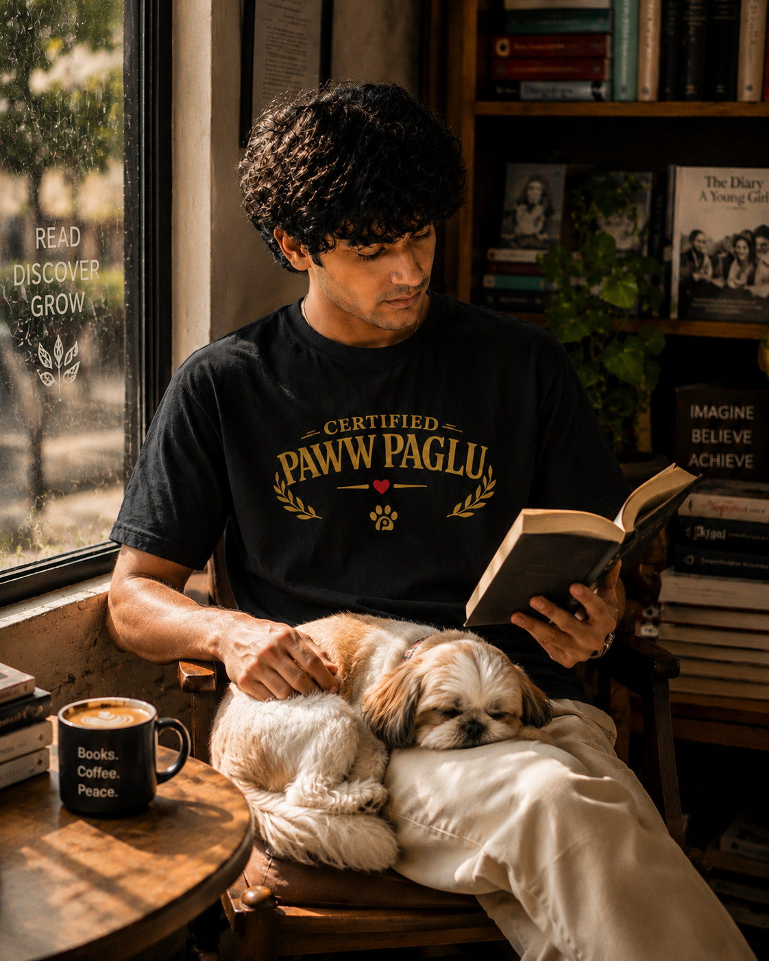 Certified Pawww Paglu | Premium Oversized Unisex T-Shirt
