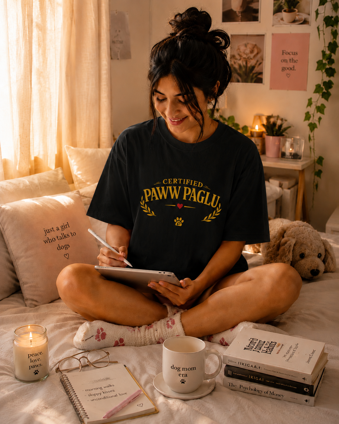 Certified Pawww Paglu | Premium Oversized Unisex T-Shirt