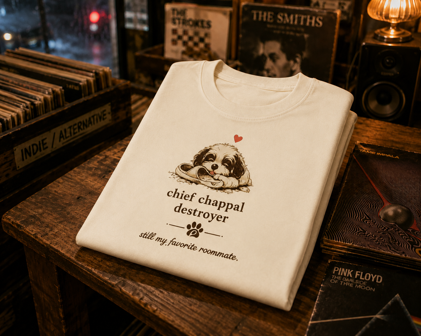 Chief Chappal Destroyer | Premium Unisex Oversized T-Shirt