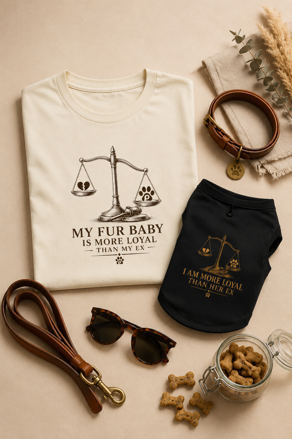 I'm More Loyal Than Her Ex | Premium Dog T-Shirt