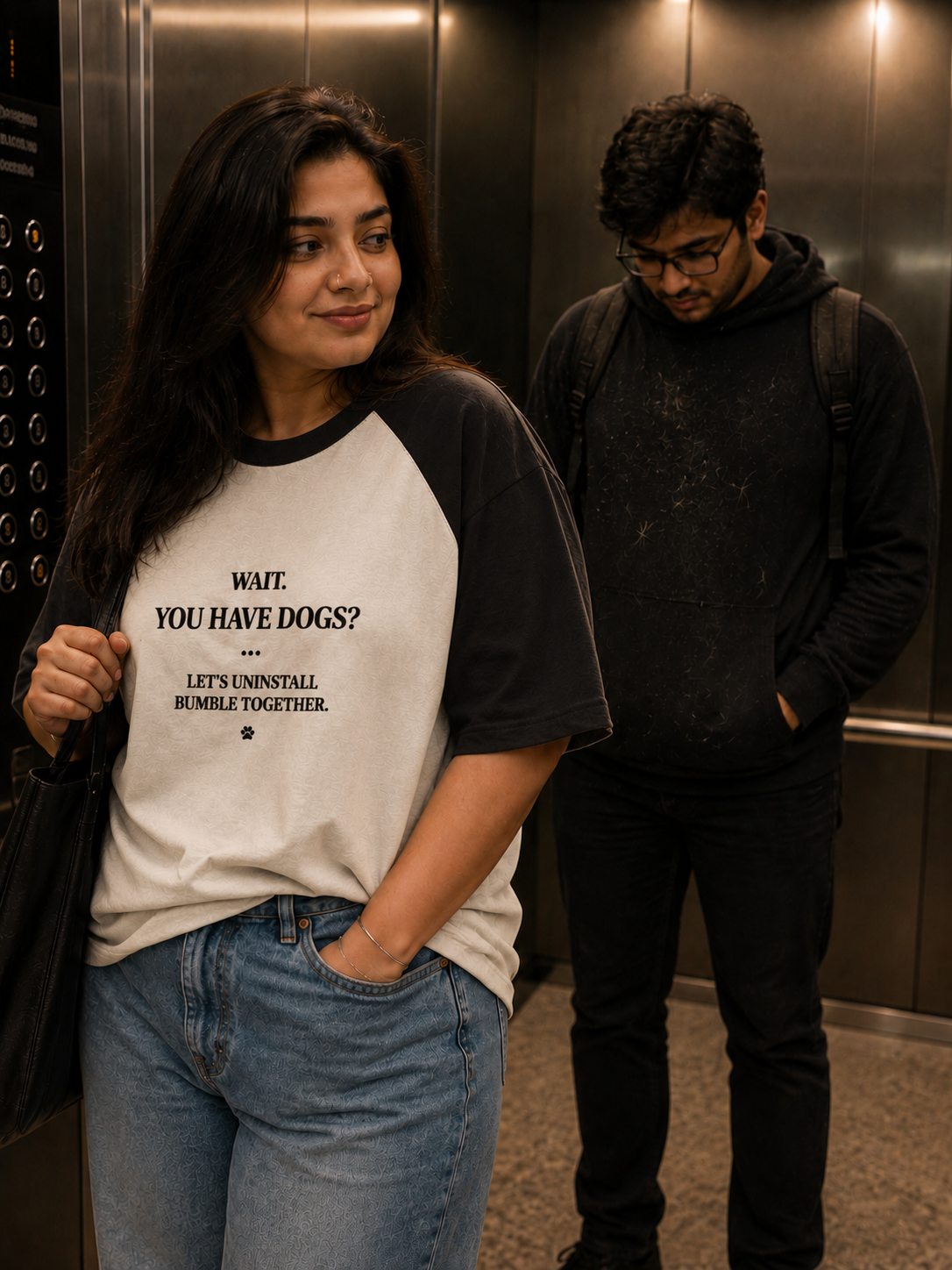Wait ...You Have Dogs? | Unisex Oversized Raglan