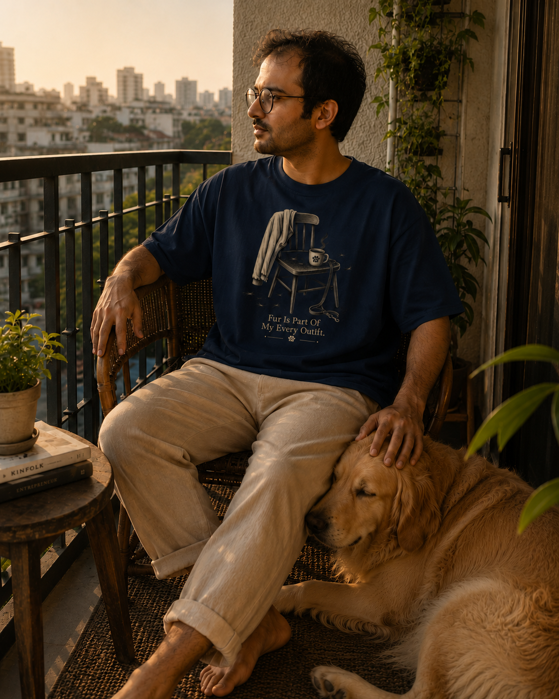 Fur Is Part Of My Every Outfit | Premium Unisex Oversized T-Shirt