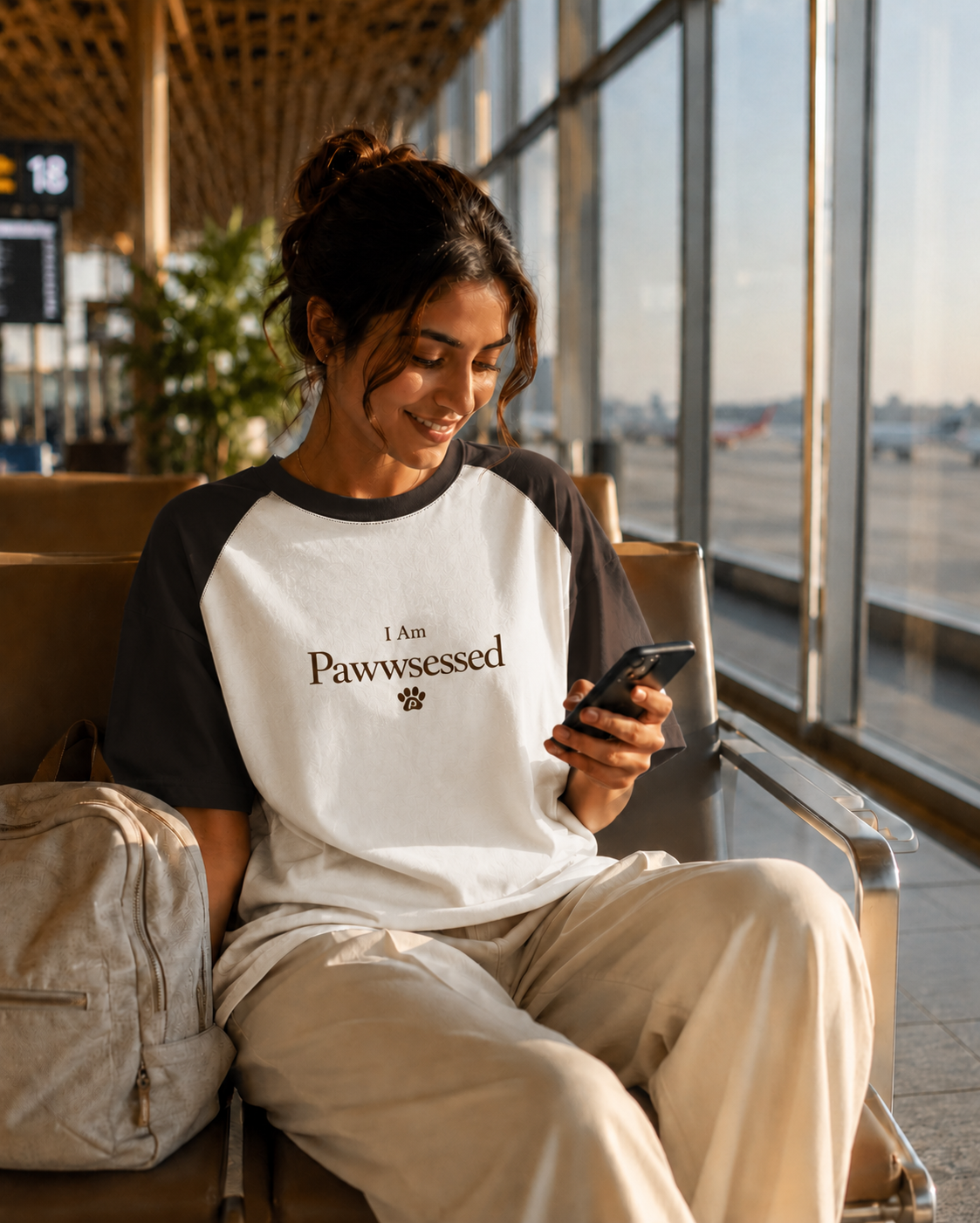 I Am Pawwsessed | Premium Unisex Oversized Raglan