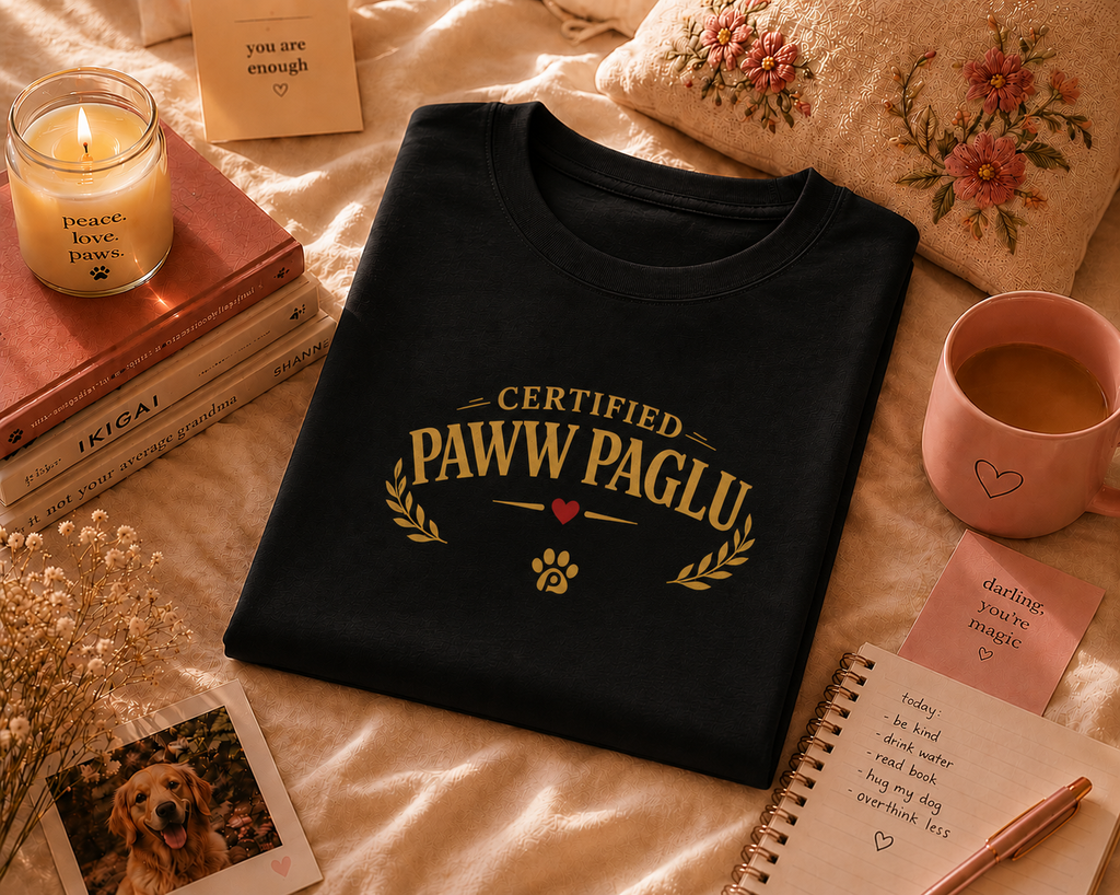 Certified Pawww Paglu | Premium Oversized Unisex T-Shirt