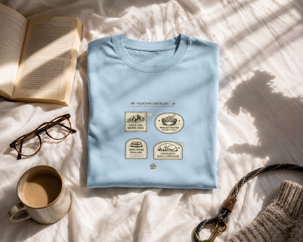 My Vacation Checklist | Premium Unisex Oversized T-Shirt