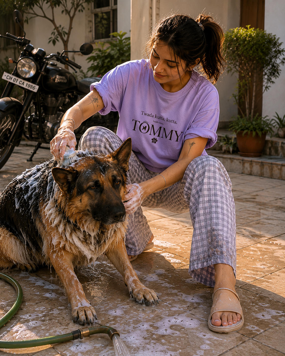 Twada Kutta, Kutta | Premium Unisex Oversized T-Shirt