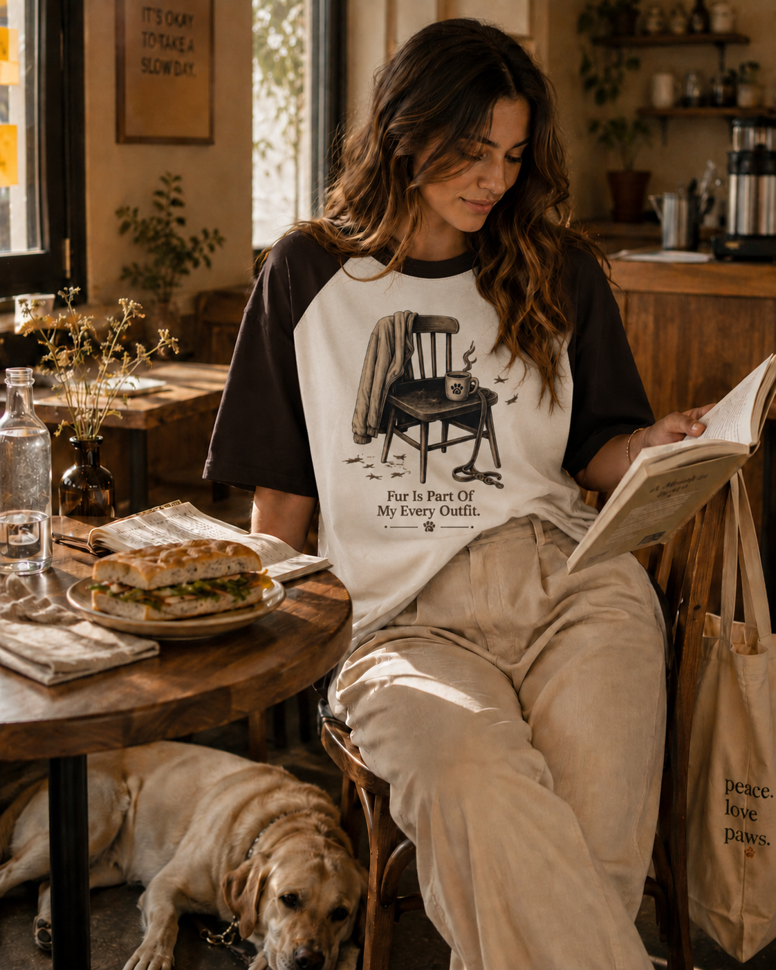 Fur Is Part Of My Every Outfit | Premium Unisex Oversized Raglan