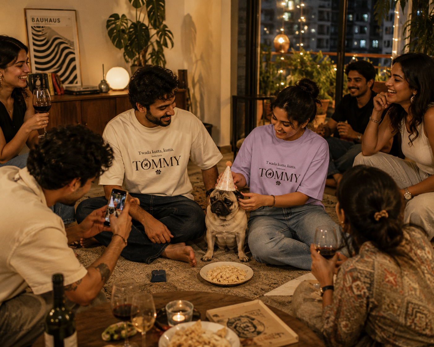 Twada Kutta, Kutta | Premium Unisex Oversized T-Shirt