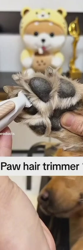 Precision Paw Hair Trimmer with LED | Safe & Controlled At-Home Paw Grooming